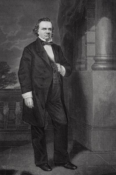 Portrait of Stephen Arnold Douglas (1813-61) by Alonzo Chappel